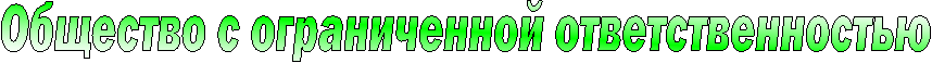 Общество с ограниченной ответственностью